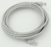 Патч-корд cat5E molded 5м серый RJ-45 (m)-RJ-45 (m) от магазина РЭССИ