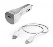 Комплект зар./устр. Hama H-183317 3A (PD) USB Type-C для Apple белый (00183317) от магазина РЭССИ