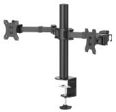 Кронштейн для мониторов Hama FM 2 Arms 00118494 черный 13"-35" макс.15кг настольный поворот и наклон от магазина РЭССИ