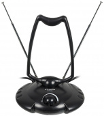 Антенна телевизионная Hyundai H-TAI200 30дБ активная черный каб.:1.35м от магазина РЭССИ