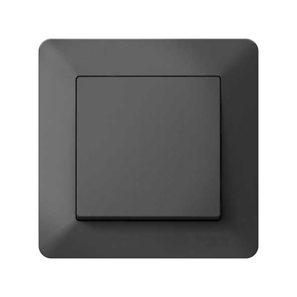 ATLASDESIGN AIR 1-постовая РАМКА, БАЗАЛЬТ/дымчатый черный от магазина РЭССИ