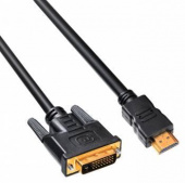 Кабель Buro HDMI-19M-DVI-D-10M HDMI (m) DVI-D (m) 10м феррит.кольца черный от магазина РЭССИ