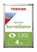 Жесткий диск Toshiba Original SATA-III 4Tb HDWT840UZSVA Surveillance S300 (5400rpm) 256Mb 3.5" от магазина РЭССИ