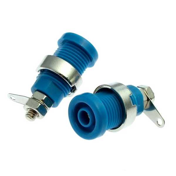 Z016 4mm panel jack BLUE от магазина РЭССИ