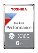 Жесткий диск Toshiba Original SATA-III 6Tb HDWR460UZSVA X300 (7200rpm) 256Mb 3.5" от магазина РЭССИ