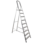 Алюминиевая стремянка Алюмет 9 ступеней. Серия Ам709 от магазина РЭССИ