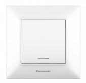 Выключатель Panasonic Arkedia Slim WNTC00442WH-RU скрыт. 1кл. 2хпол. с подсветкой IP20 белый (упак.:1шт) от магазина РЭССИ