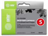 Картридж струйный Cactus CS-PGI5BK черный (23.6мл) для Canon Pixma MP470/MP500/MP520/MP530/MP600/MP800/MP810/MP830/MP979/iP3500/iP4200/iP4300/ iP5200/iP5300/iP6700D/MX700/MX850/iX4000/iX5000/Pro 9000/9000Mark II от магазина РЭССИ