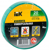 Изолента IEK ш.15мм 20м зеленый (упак.:1шт) (UIZ-13-10-K06) от магазина РЭССИ