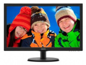 Монитор Philips 21.5" 223V5LSB (00/01) черный TN+film LED 16:9 DVI матовая 250cd 1920x1080 D-Sub FHD 2.61кг от магазина РЭССИ