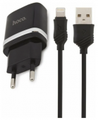 СЗУ USB Hoco C12 (12W, 2 порта) Черный от магазина РЭССИ