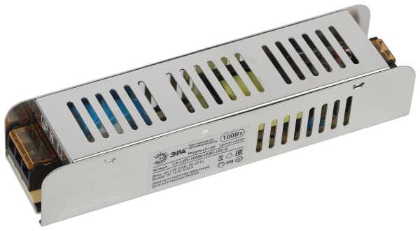 Блок питания (драйвер) для светодиодной ленты 100W 12V от магазина РЭССИ