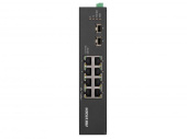 Коммутатор Hikvision DS-3T0510HP-E/HS 8x1Гбит/с 2SFP 6PoE+ 2PoE++ 110W неуправляемый от магазина РЭССИ