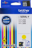 Картридж струйный Brother LC525XLY желтый (1300стр.) для Brother DCP-J100/J105/J200 от магазина РЭССИ