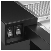 Вытяжка встраиваемая Hyundai HBH 5232 W белый управление: кулисные переключатели (1 мотор) от магазина РЭССИ