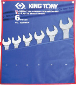 Набор комбинированных ключей (34-50 мм 6 шт) KING TONY 1296MRN от магазина РЭССИ