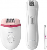 Эпилятор Philips BRP506/00 скор.:2 насад.:1 от электр.сети белый/красный от магазина РЭССИ