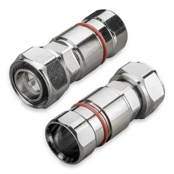 Разъем 4.3-10(male) на гибкий кабель 1/2 SF, прижимной от магазина РЭССИ