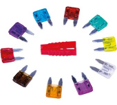 Набор флажковых предохранителей для автомобиля REXANT мини 10 шт. 5-30А 80-7021 от магазина РЭССИ