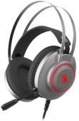 Наушники с микрофоном A4Tech Bloody J200S серый 2м мониторные USB оголовье (J200S) от магазина РЭССИ