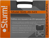 Набор торцевых головок Sturm! 1045-20-S23 в комплекте 23 предмета +жесткий кейс от магазина РЭССИ