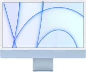 Моноблок Apple iMac A2438 24" 4.5K M1 8 core (3.2) 8Gb SSD512Gb 8 core GPU macOS WiFi BT 143W клавиатура мышь Cam синий 4480x2520 от магазина РЭССИ