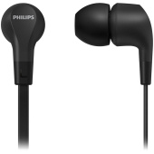 Гарнитура внутриканальные Philips TAE1105BK/00 1.2м черный проводные в ушной раковине от магазина РЭССИ