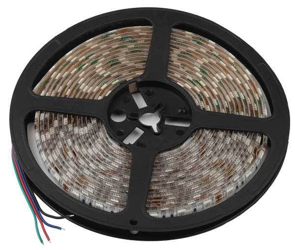 Лента светодиодная 14,4Вт/м 12В RGB IP65 60LED/м KU-5050AD-60D-RGB от магазина РЭССИ