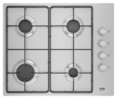 Газовая варочная поверхность Beko HIGG 641C3 SX нержавеющая сталь от магазина РЭССИ