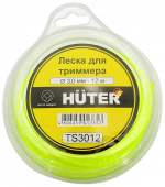 Леска для садовых триммеров Huter TS3012 d=3мм L=12м для Huter GGT-1900S(T) (71/2/3) от магазина РЭССИ