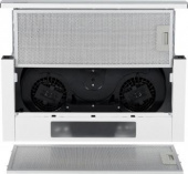 Вытяжка встраиваемая Weissgauff TEL 06 2M WH белый управление: кулисные переключатели (2 мотора) от магазина РЭССИ