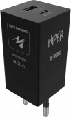 Сетевое зар./устр. Hiper HP-WC003 3A+2.22A (PD+QC) USB-C/USB-A универсальное черный от магазина РЭССИ