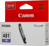 Картридж струйный Canon CLI-481PB 2102C001 фото голубой (5.6мл) для Canon Pixma TS8140TS/TS9140 от магазина РЭССИ