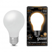 Лампа светодиодная Gauss 10Вт цок.:E27 шар 220B 2700K св.свеч.бел.теп. A60 (упак.:10шт) (102202110) от магазина РЭССИ