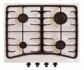 Газовая варочная поверхность Electronicsdeluxe 5840.00гмв-008 ЧР бежевый от магазина РЭССИ