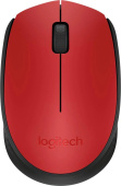 Мышь Logitech M171 красный/черный оптическая 1000dpi беспров. USB для ноутбука 2but (910-004645) от магазина РЭССИ