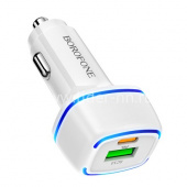 АЗУ USB Borofone BZ14 (12W, 2 порта) Белый от магазина РЭССИ