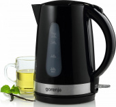 Чайник электрический Gorenje K17BK 1.7л. 2200Вт черный/серебристый (корпус: пластик) от магазина РЭССИ