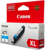 Картридж струйный Canon CLI-471XLC 0347C001 голубой для Canon Pixma MG5740/MG6840/MG7740 от магазина РЭССИ