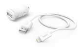 Комплект зар./устр. Hama H-183266 2.4A USB для Apple белый (00183266) от магазина РЭССИ