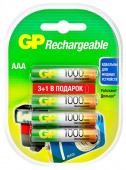 Аккумулятор GP 100AAAHC3/1 AAA NiMH 1000mAh (4шт) блистер от магазина РЭССИ