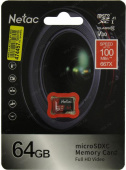 Флеш карта microSDXC Netac 64GB NT02P500PRO-064G-S P500 Extreme Pro w/o adapter от магазина РЭССИ