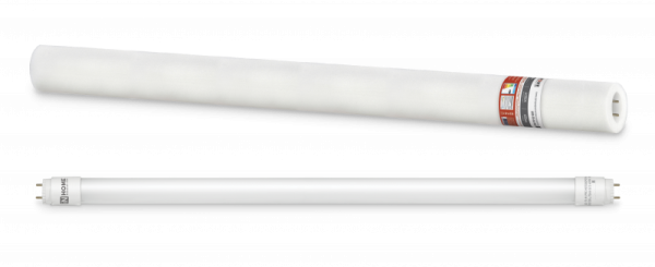 Лампа светодиодная LED-T8-М-PRO 10Вт 230В G13 4000К 1000Лм 600мм матовая неповоротная IN HOME от магазина РЭССИ
