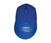 Мышь Logitech M330 Silent Plus синий оптическая (1000dpi) silent беспроводная USB (2but) от магазина РЭССИ