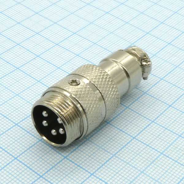 Разъем PH-5MC вилка на кабель от магазина РЭССИ