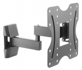 Кронштейн для телевизора Ultramounts UM899 черный 23"-43" макс.20кг настенный поворотно-выдвижной и наклонный от магазина РЭССИ