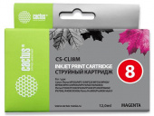 Картридж струйный Cactus CS-CLI8M пурпурный (12мл) для Canon Pixma MP470/MP500/MP510/MP520/MP530/MP600/MP800/MP810/MP830/MP970/iP3300/iP3500/iP4200/iP5200/iP5300/iP6600D/iP6700D/MX700/MX850/iX4000/iX5000/Pro9000/9000Mark II от магазина РЭССИ