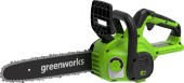 Цепная пила Greenworks G24CS25K2 аккум. дл.шины:10" (25cm) 1аккум. 2Ач ЗУ (2007707UA) от магазина РЭССИ