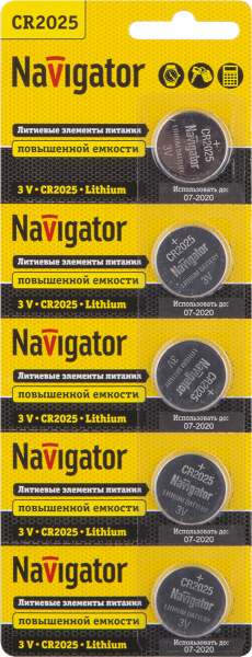 Батарейка NBT-CR2025-BP5 от магазина РЭССИ