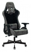 Кресло игровое Zombie VIKING 7 KNIGHT Fabric черный текстиль/эко.кожа с подголов. крестов. металл от магазина РЭССИ